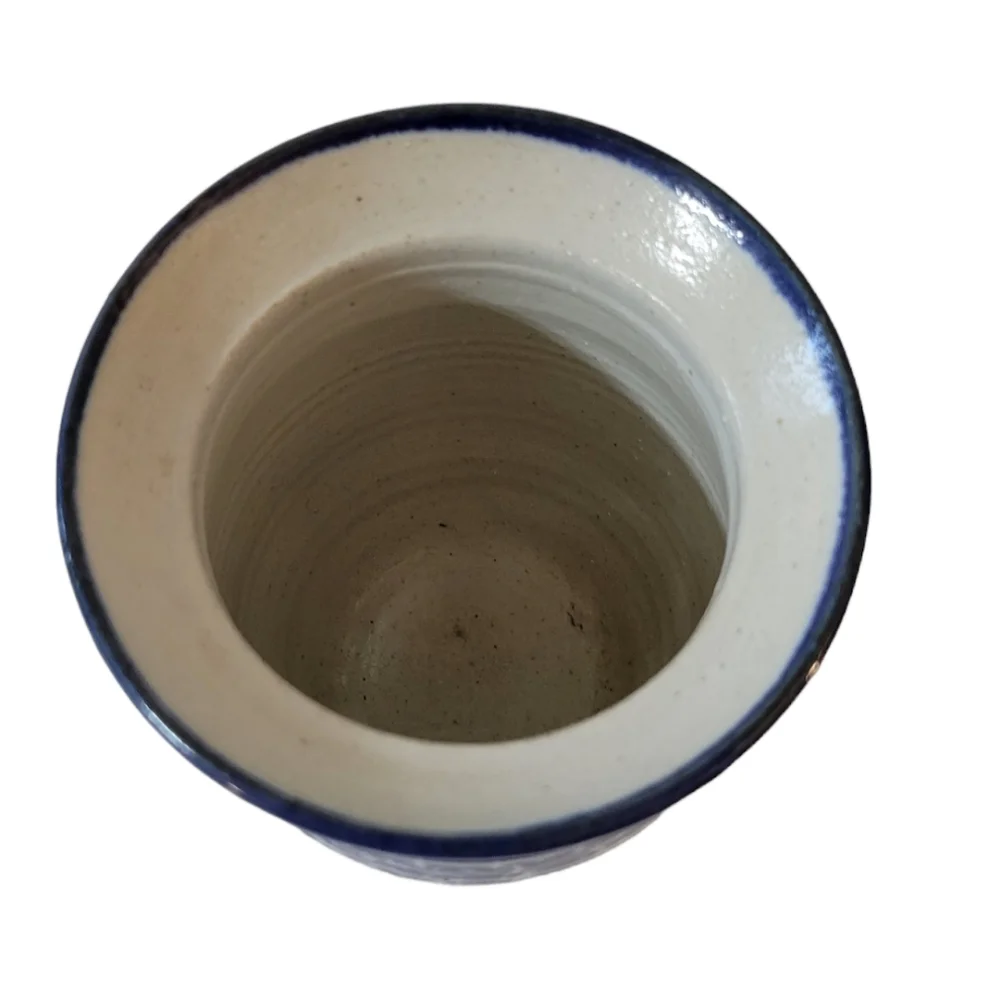 Hand Crafted blue cream
